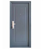 Usa Intrare Metalica Dreapta Gri Antracit Apartament Birou Sediu Boxa Beci Camera Serviciu LN 205x88cm Manere Vizor Pervaz + LIVRARE GRATUITA !