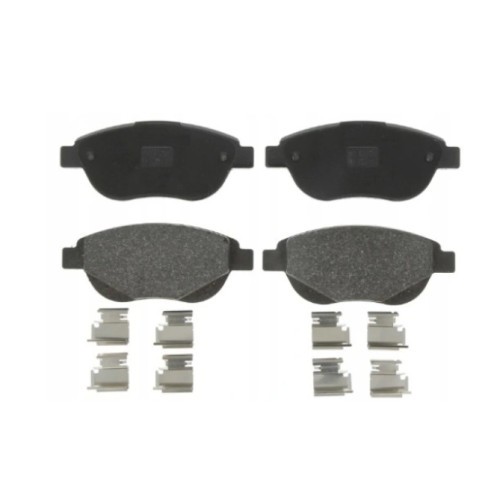 Set placute frana punte fata Citroen Berlingo, 1996-2008, C3 (FC), 2002-2010, C4, 2004-2011, Xsara, Xsara Picasso, Fiat Doblo, 2001-2010, Idea, Lanci