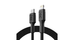 Green Cell Power Stream USB-C - Lightning Cablu de date ?i incarcare 100 cm cu sursa de alimentare (certificat Apple MFi) foto