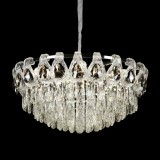 Candelabru Cristal CC5122/500CR 9x E14, Diametru 49cm, Crom Lucios, Inaltime Reglabila ModernLight Concept