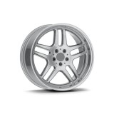 Jante aliaj AGT 19 inch 5x120 pentru BMW, argintiu diamond cut