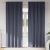 vidaXL Draperii Opace Blackout 2 buc Antracit 245x140cm Poliester pentru Dormitor Sufragerie - Intuneric Total, Reducere Zgomot, Intimitate