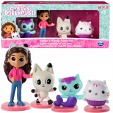 GABBYS DOLLHOUSE SET GABBY SI PRIETENII 4 FIGURINE