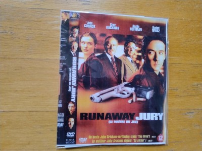 Film clasic - Runaway Jury, J. Cusack, G. Hackman, D. Hoffman - DVD sigilat foto