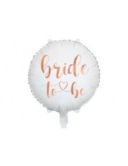 Balon folie rotund Bride to be 45 cm foto