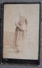 Foto veche CDV atelier LOGNER / Transilvania / Sec XIX / atelier extrem de rar