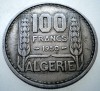7.332 ALGERIA OCUPATIE FRANCEZA 100 FRANCS FRANCI 1950, Africa, Cupru-Nichel