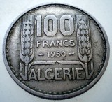 7.332 ALGERIA OCUPATIE FRANCEZA 100 FRANCS FRANCI 1950