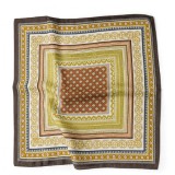 Esarfa din satin Geometry