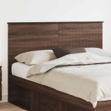vidaXL Tăblie cap cu headboard Stejar &icirc;nchis 140 cm Lemn compozit 887766