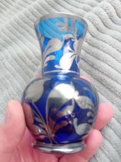 Vaza mica sticla si argint coloidal