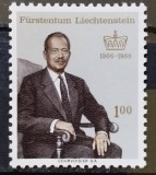 BC466, Liechtenstein 1966, timbru personalitati