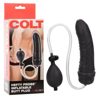 Plug Anal Gonflabil COLT Hefty Probe, Negru foto