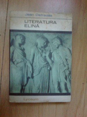 e1 LITERATURA ELINA - JEAN DEFRADAS foto