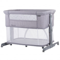 Patut Co-Sleeper si tarc Chipolino Mommy and Me Gray Clouds foto