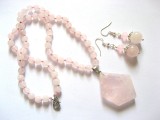 set bijuterii cu cuart roz 52555
