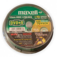Dvd+r 4.7gb maxell cake 10buc foto
