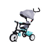 Cumpara ieftin Tricicleta cu sezut reversibil Sun Baby 017 Fresh 360 - Turquoise Grey