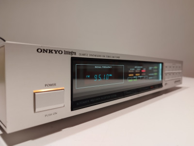 Tuner Audio ONKYO INTEGRA T4250 - QUARTZ SYNTHESIZER FM/AM - JAPAN / IMPECABIL foto