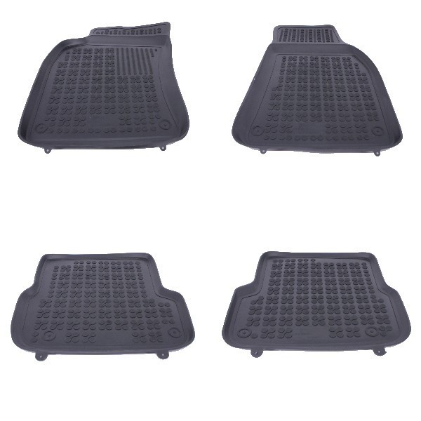 Covorase Presuri Auto Negru din Cauciuc AUDI A6 4F C6 (2008-2011) Floor mat Performance AutoTuning