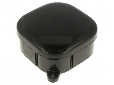 Cutie de Conexiuni IP54 Neagră 92x92x44mm foto
