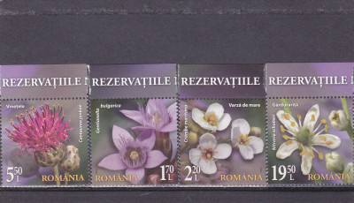 ROMANIA 2021 - FLORA DIN REZERVATIILE NATIONALE, MNH - LP 2318 foto