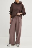 Karl Kani pantaloni de trening culoarea bej, cu imprimeu, 61030029