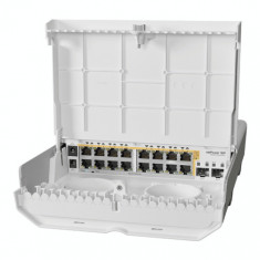 Cloud Router Switch outdoor 16 x Gigabit PoE-Out, 2 x SFP+ - Mikrotik CRS318-16P-2S+OUT SafetyGuard Surveillance foto