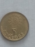 5 escudos 1992