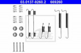 Set accesorii, sabot de frana DAEWOO MATIZ (KLYA) (1998 - 2016) ATE 03.0137-9260.2