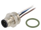 Conector M12 soclu PIN 4 tată A-DeviceNet CANopen IP67