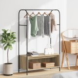 vidaXL Suport pentru haine cu rafturi Stejar sonoma 100x44x160 cm