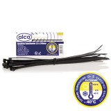 COLIERE NYLON NEGRE 3.6*200 MM SET 100 BUC, Alca