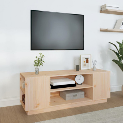 Comoda TV, 110x35x40,5 cm, lemn masiv de pin foto