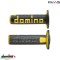Set mansoane cross - enduro Domino - culoare: negru/galben (lungime: 120 mm)