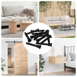 vidaXL Șurub Cap Socket 12 pcs Negru 10 x 40 mm Fier 864545