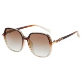Ochelari dama cu protectie UV classic retro Asteroid GSM 5223, maro