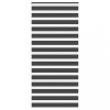 Jaluzea tip zebra neagră lățime țesătură 90,9 cm poliester