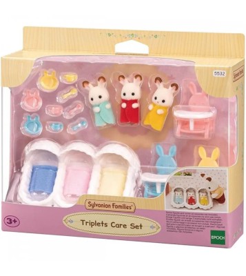 Sylvanian Families-Set De Ingrijire A Iepurasilor Tripleti foto