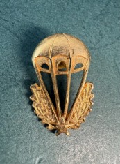 Insigna Parasutist militar Romania brevet perioada RSR varianta standard