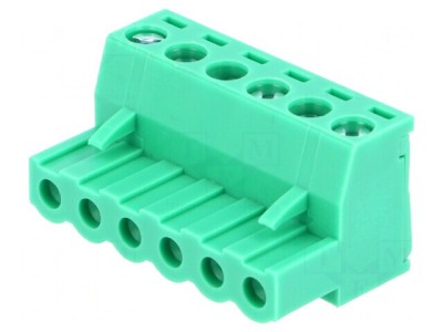 Regletă de Conexiuni Deconectabilă 5mm cu 6 Piste Drept Mufă foto