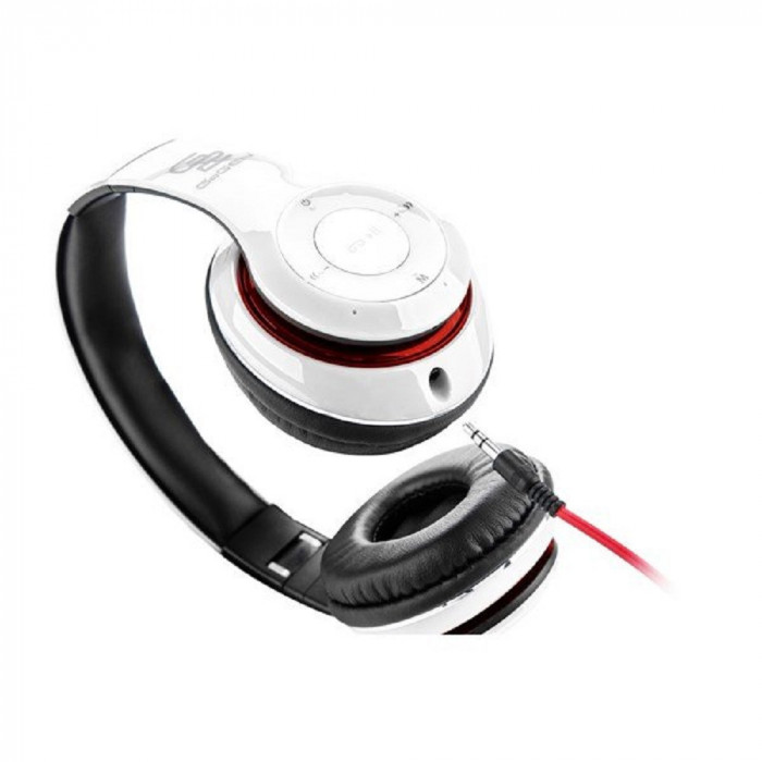 Casti audio fara fir GoGEN HBTM 41WR, Bluetooth, radioFM incorporat, microfon,