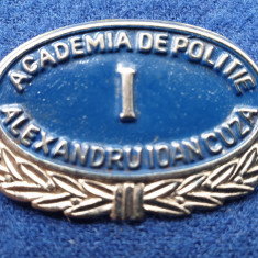 Insigna Militara - ACADEMIA DE POLITIE A.I. CUZA - Coifura insemn cascheta