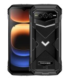 Telefon mobil Doogee V Max Plus Black, 5G, 6.58 FHD+ 120Hz, 36GB RAM(16GB + 20GB extensibil), 512GB ROM, Camera AI 200MP + Night Vision 20MP, Dimensit