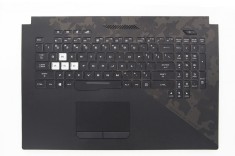 Carcasa superioara cu tastatura palmrest Laptop Gaming, Asus, ROG Strix SCAR II GL704G, GL704GM, GL704GS, GL704GV, GL704GW, 90NR00N1-R30290, 90NR01Y1-