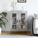 vidaXL Dulap, gri beton, 69,5x34x90 cm, lemn compozit