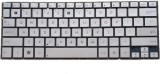 Tastatura laptop ASUS ZENBOOK UX31 UX31A UX32VD argintie cu buton de pornire
