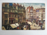 Carte postala veche 1908 UK London King William Street Raphael Tuck circulata, Printata