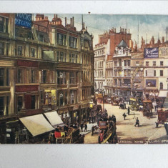 Carte postala veche 1908 UK London King William Street Raphael Tuck circulata