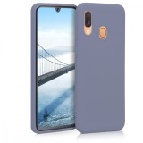 Husa pentru Samsung Galaxy A40, Silicon, Albastru, 48547.136, Carcasa